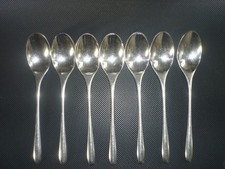 7 Suppenl&ouml;ffel, Taillie, 18/8 Rosenthal, Disign Wirkalla,