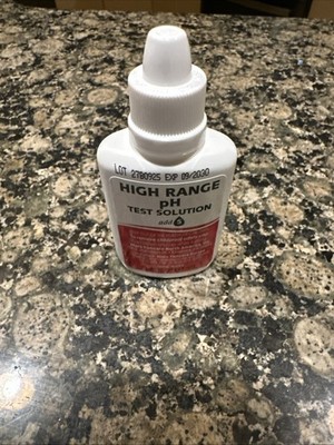 API HIGH RANGE PH SOLUTION NEW 1.25 Fl Oz. Ex 09/2030 Free Shipping In Cont. US