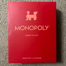 * NEW *  Monopoly- Library  Of  Play  Board  Game  2025