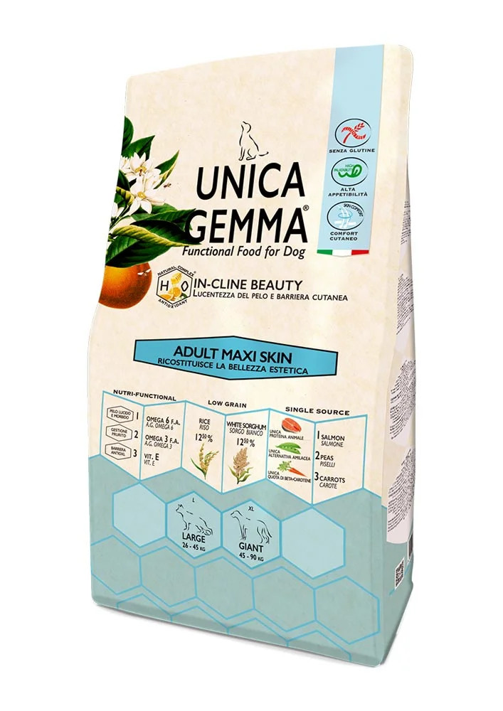 Gheda - Unica Gemma Adult Maxi Skin Dry 10kg