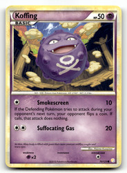 Koffing 70/123 HeartGold & SoulSilver Common