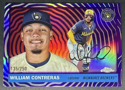 William Contreras 2025 Topps Chrome William Contreras Refractor