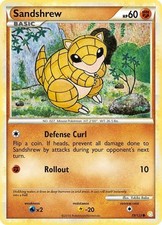 2010 Pokemon: HeartGold SoulSilver - Sandshrew (#79/123, Common, Heavily Played) on eBay