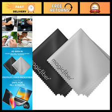 Microfiber Cleaning Cloths for Glasses, Eyeglass Wipes, 2-Pack, Streak-Free Shin
