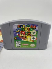 Super Mario 64 + Manual for Nintendo 64 (Authentic, Tested, Working)