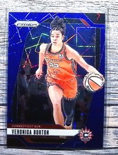 2024 Panini Prizm WNBA #35 Veronica Burton Blue Velocity Prizms