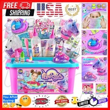 Fluffy Unicorn Slime Kit for Girls, Cloud Slime Gift for Ages 6 Kids Fun Sl...