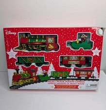 Disney Mickey Mouse Holiday Express 12 Piece Train  Track Set Christmas