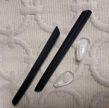 Oakley OEM Fuller Nose Pads Black Earsock Tips Ear Sock OX3227-01 Black Rubber