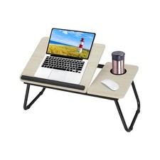 Tavolino Vassoio da Letto Divano per Notebook PC Laptop Pieghevole Leggio 55x32