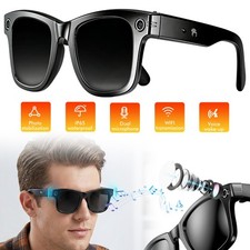 Smart HD Camera AI Translation Glasses 8MP Photo Video Recording Headphone Mic