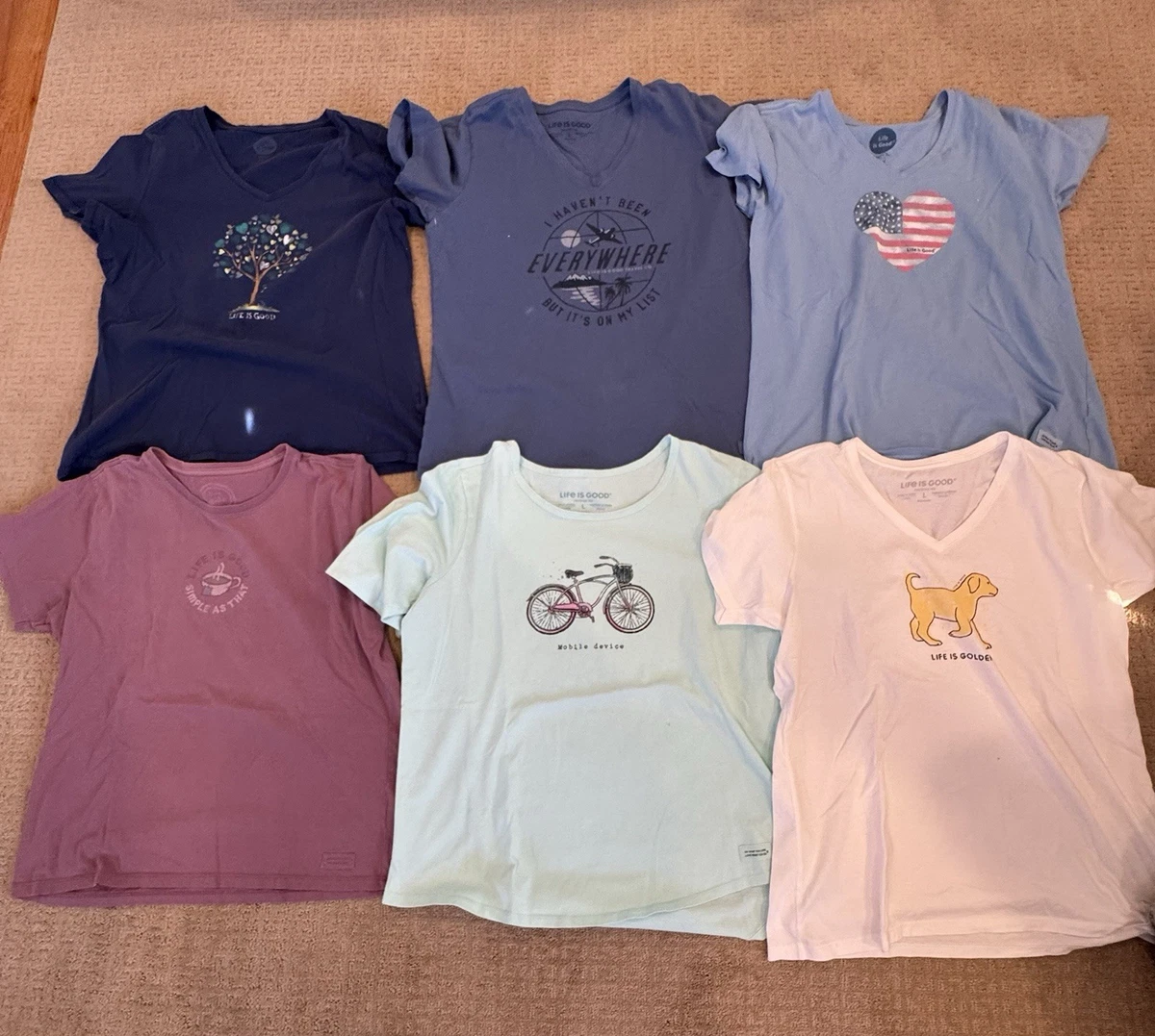 Tee-shirt happy life fille (3-12A