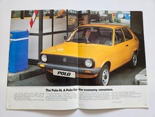 VOLKSWAGEN POLO MK1 22 PAGES SALES BROCHURE 1980 1981