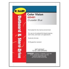 Moeller Marine 025491 Color Vision 12 oz. Crusader Blue Engine Paint