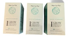 Hair La Vie Live Conscious Clinical Formula Growth 90 Count 3 Pack Exp7/24 (n)