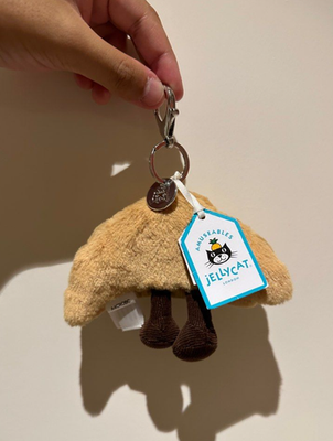 Jellycat Amuseables Croissant Bag Charm – Soft Plush Authentic