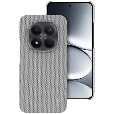 Imak Ruiyi PU+PC Hülle mit Stoffstruktur für Redmi Note 15 Pro 5G Grau