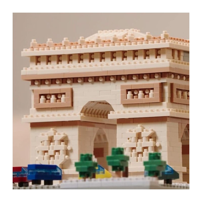 Nanoblock Arc de Triomphe Deluxe puzzle 3D anti-stress pour adulte