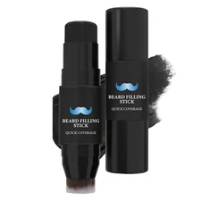 Waterproof Men Black Beard Hair Dye Color Stick Darkening Mustache Filler Brush