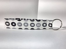 NEW Keychain Car Keys Purse Key Fob Wrist Lanyard Strap Key Card Buttons