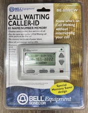 Vintage Bell Equipment Sonecor Call Waiting Caller-ID BE-80NCW 80 Name/# Memory