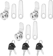5/8 Zoll gleichschlie&szlig;ende Schrank Schl&ouml;sser mit Schl&uuml;ssel, 3er Pack Cam Ersatzs