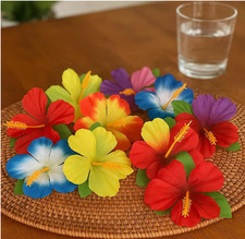 36pcs Artificial Silk Hibiscus Flowers Party DIY projects, and festive decor