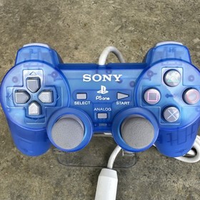 OEM Sony PlayStation PS One PS1 Island Blue DualShock Analog Controller