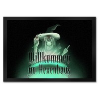 FußMatte In 35X50 Cm FüR Halloween Mit BöSer Hexe Und Hexenkessel - Willkommen
