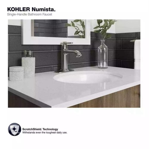 KOHLER Numista Single Hole Bathroom Faucet Vibrant Brushed Nickel R26583-4D-BN - Picture 7 of 12