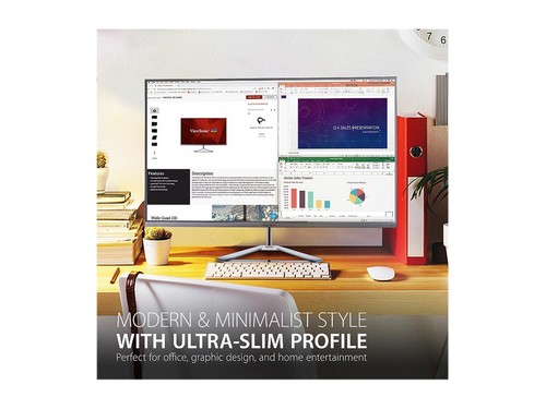 ViewSonic 31.5" (Viewable) 60 Hz VA UHD Monitor 8 ms Flat Panel VX3276-4K-MHD - Picture 5 of 5