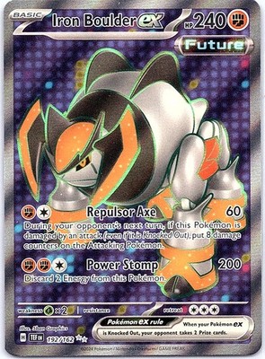 SV05: Temporal Forces #192/162 Iron Boulder ex Ultra Rare,Holo