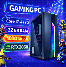 🔥Gaming PC | Intel Core i7 3,9 GHZ MAX |RTX 2060 Super | 32 GB RAM | 1000 GB 🔥