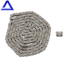  50H Roller Chain 5/8" Chain Pitch 10 Feet with 2 Connecting Links Carbon Steel