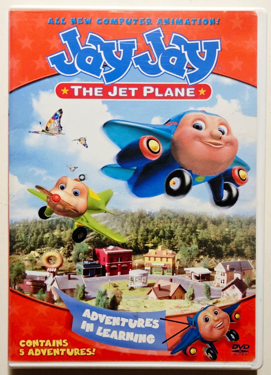 Jay Jay The Jet Plane - Adventures in Learning (DVD, 2002) *RARE