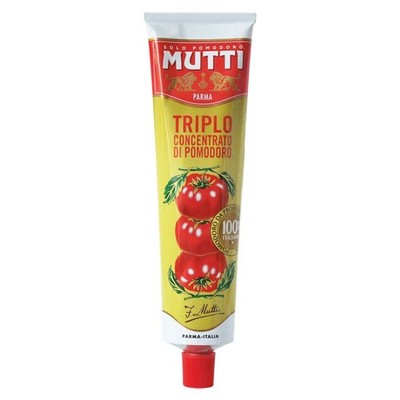 Mutti Triple Concentrated Tomato Paste Tube 6.5oz (185g)   Product of Italy