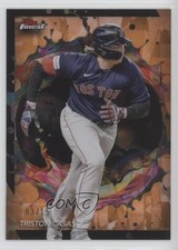 2024 Topps Finest Rare Orange Refractor /15 Triston Casas #211 10k8