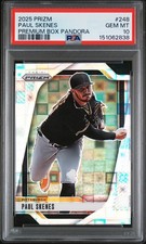 2025 PANINI PRIZM PREMIUM BOX PANDORA #248 PAUL SKENES 142/199 PSA 10