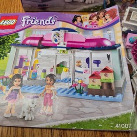 LEGO Friends 41007 Heartlake Pet Salon-100% Complete w/ Manual, Minifigures