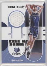 2021-22 Panini NBA Hoops - Rise N Shine Memorabilia Santi Aldama