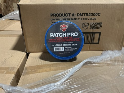 #ad #ad Patch Pro Drywall Mesh Tape 2” x 300’ – Blue – 24 Rolls Per Case – BRAND NEW $100.00