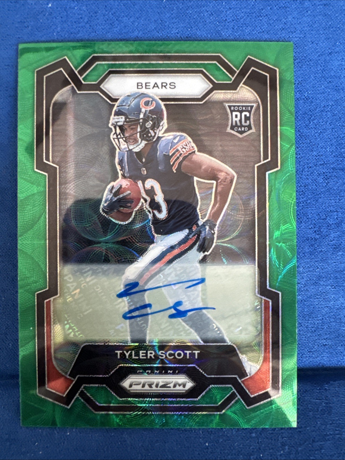 Tyler Scott Panini Prizm #315 Autograph-Green Scope