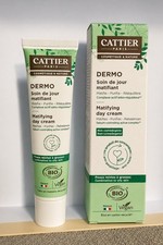 Cattier Dermo soin de jour matifiant BIO 40 ml – Peaux mixtes à grasses – Neuf