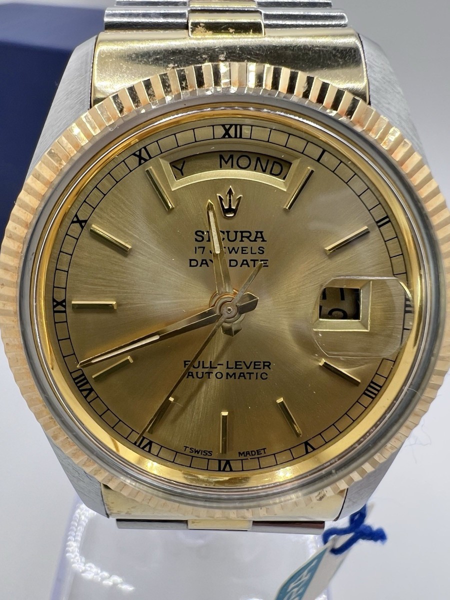 SICURA Near Mint Full Lever By Breitling President Day Date