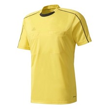 adidas Referee Jersey Mens - Ref Shirt - Football - Yellow - Black Friday Sale