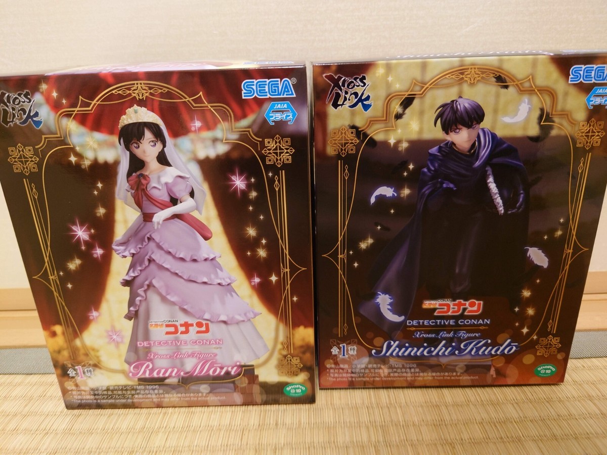 Detective Conan Xross Link Figure Shinichi Kudo Ran Mouri Set SEGA