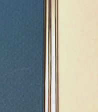 4 sticks of 40" 1/2" w 1/4 show Mylar shiny Silver Fillet Self-adhesive