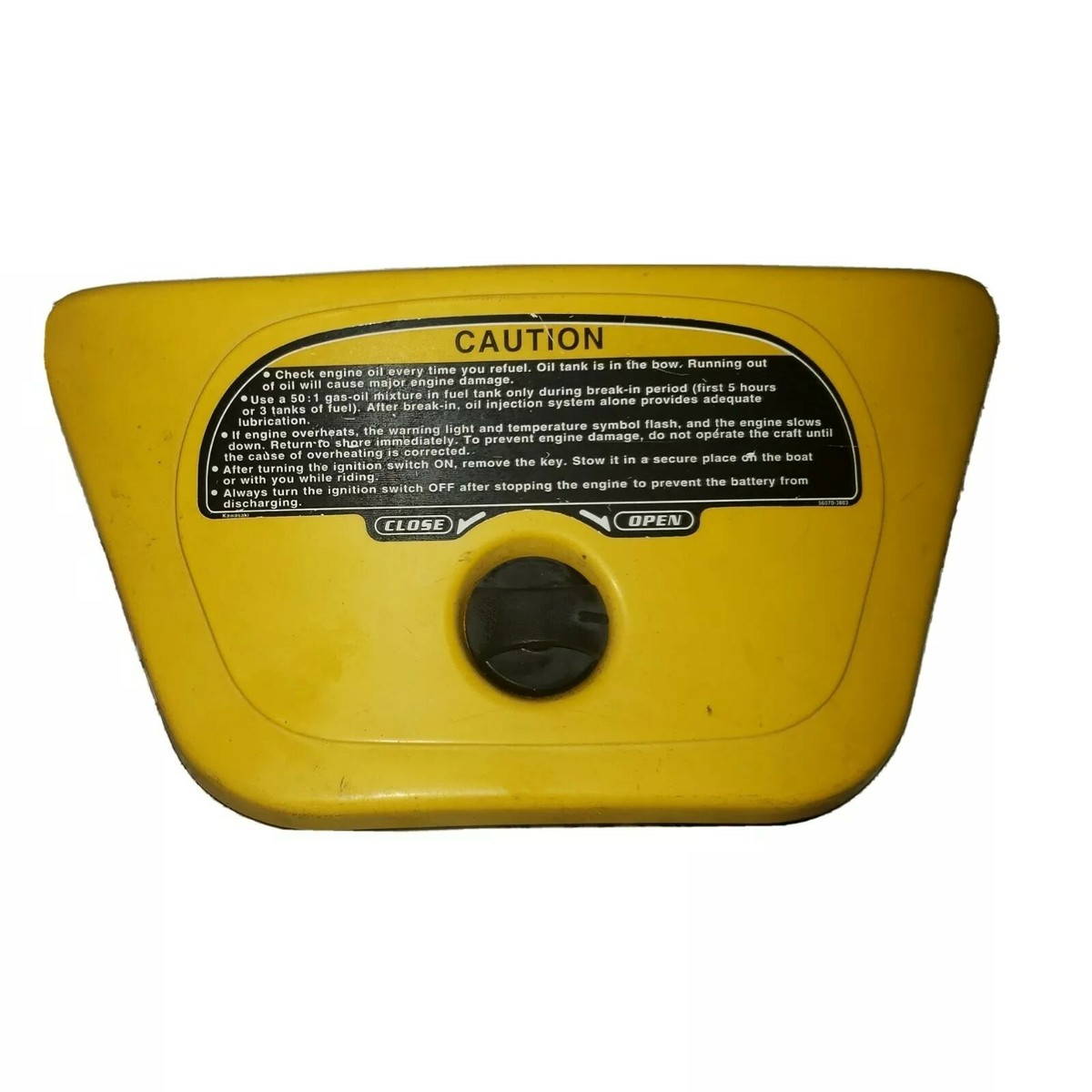 Kawasaki Glove Box Door / Center Storage Lid yellow or red STX 900