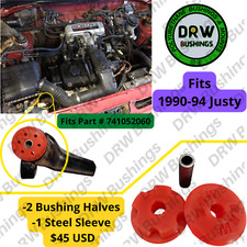 Fits Subaru Justy 90-95. Right Side Engine Mount Bushing. Polyurethane Fits Subaru Justy 90-95. Right Side Engine Mount Bushing. Polyurethane