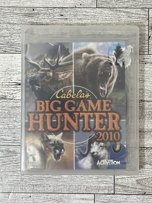 Cabela's Big Game Hunter 2010 (Sony PlayStation 3 2009) PS3 Manual/Game No Cover